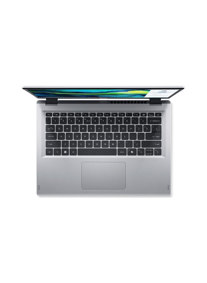 Acer Aspire Go 15 Laptop, 15.6" FHD Display, AMD Ryzen 7 7730U, 16GB RAM, 512GB SSD, AMD Radeon Graphics, ENG Keyboard, Silver English Pure Silver - Image 2