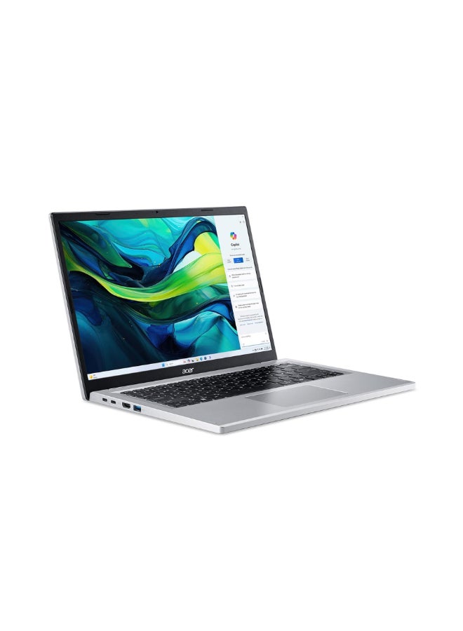 Acer Aspire Go 15 Laptop, 15.6" FHD Display, AMD Ryzen 7 7730U, 16GB RAM, 512GB SSD, AMD Radeon Graphics, ENG Keyboard, Silver English Pure Silver - Image 3