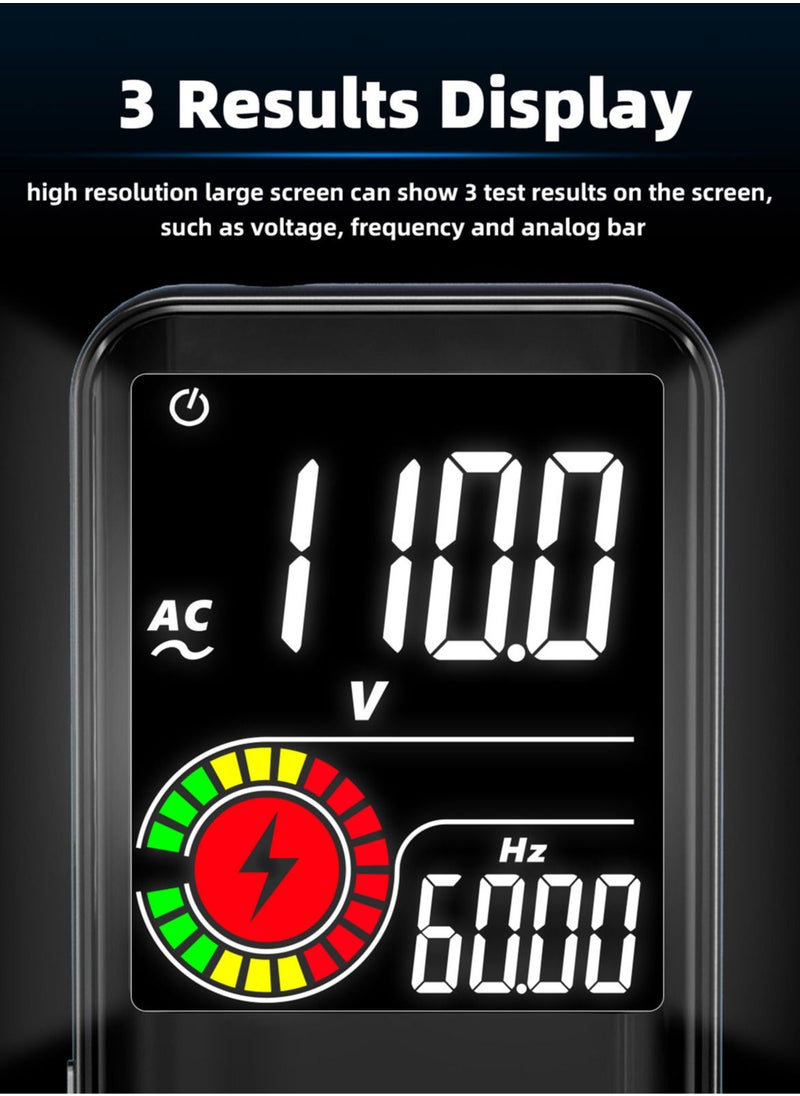 S10 ذكي 9999 التهم شاشة LCD رقمية متعددة التيار المتناوب/تيار مستمر الفولتميتر جهاز قياس المقاومة اختبار المقاومة السعة تردد الصمام الثنائي الاستمرارية NCV خط مباشر مع عقد بيانات ضوء الفلاش