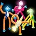 AGRASIV Dinosaur Easter Basket Gifts LED Light Up for Toddlers Kids Boys Girls Dino Airplane Travel Toys Pop Tubes Dino Fidget Sensory Suction Cup Toys Party Favors Easter Basket Christmas Stocking Stuffers - Image 2