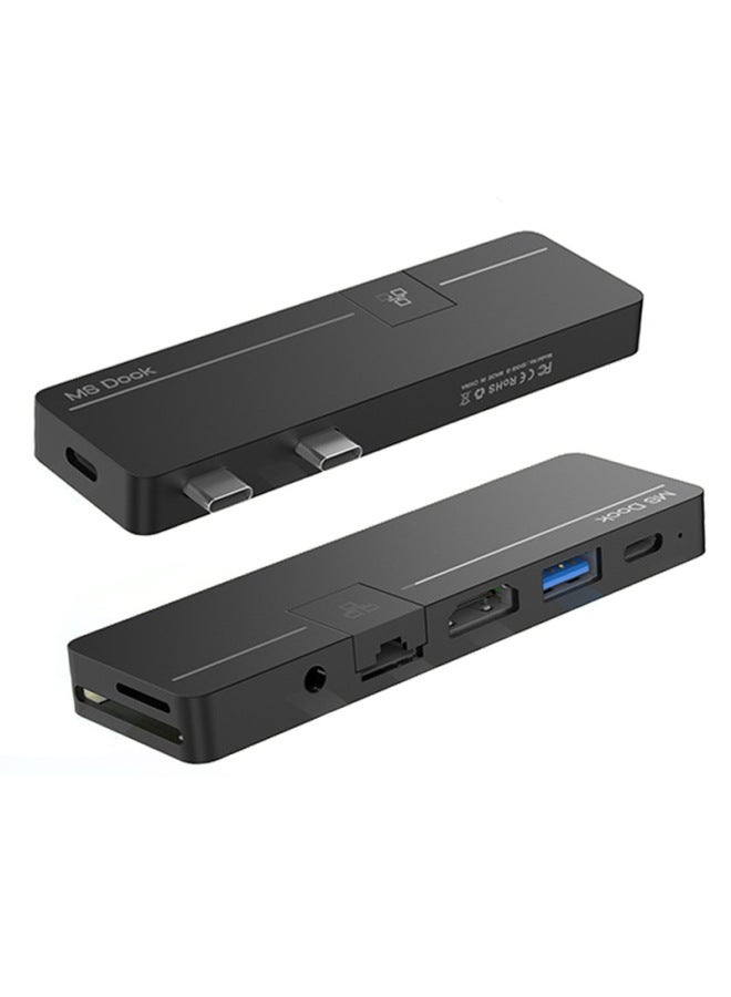 Rocketek For Microsoft Surface Pro9/8/x Docking Station With Mesh Port Pd Charging Type-c Computer Docking Hub - Image 4