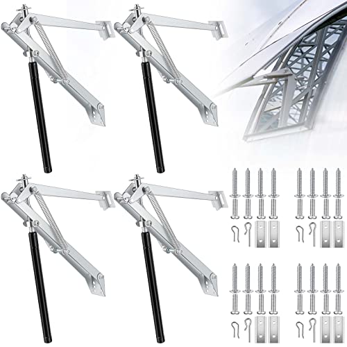 Amylove 2 Pcs Dual Spring Automatic Roof Vent Opener Greenhouse Accessories Solar Greenhouse Heater Sensitive Ventilation Kit Automatic Window Vent Opener Replacement for Gardening - Image 1