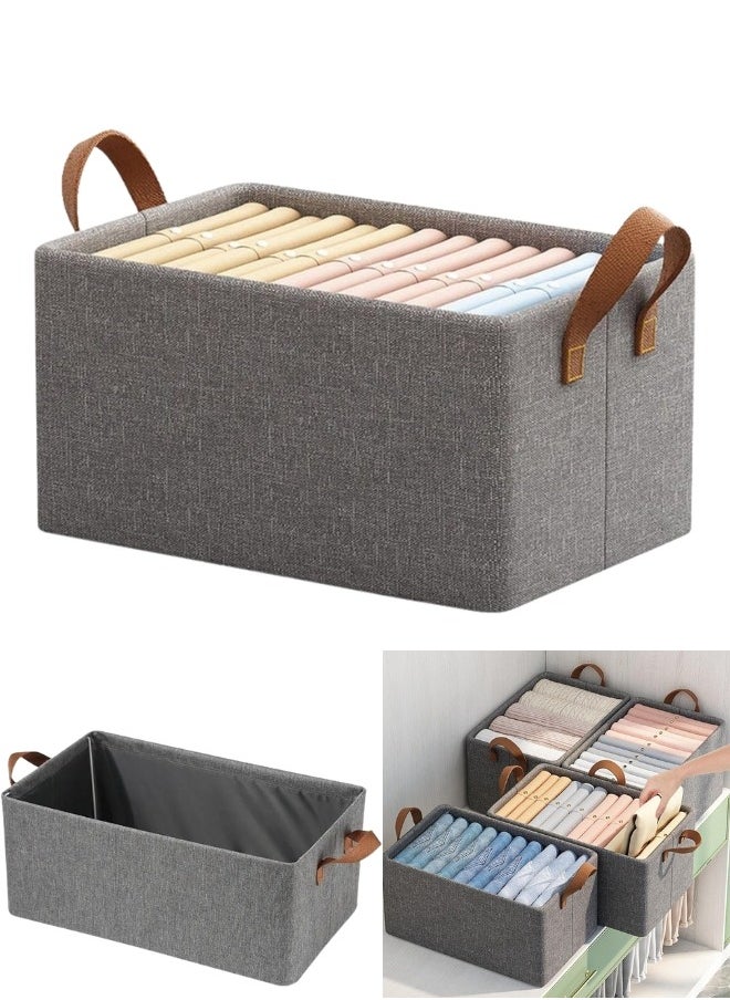 Happy Home - Oxford Folding Storage Box for Organizing Clothes Towels Bed Linen 47*27*18cm - Image 1