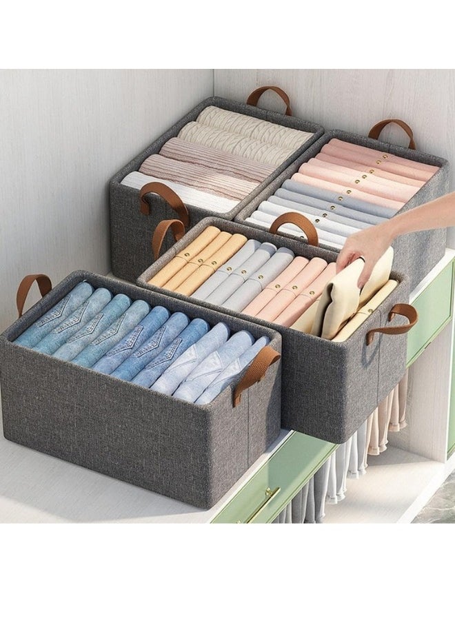 Happy Home - Oxford Folding Storage Box for Organizing Clothes Towels Bed Linen 47*27*18cm - Image 1