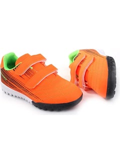 Cool Kids Ronaldo Orange Boys Indoor Soccer Shoes  - Image 1