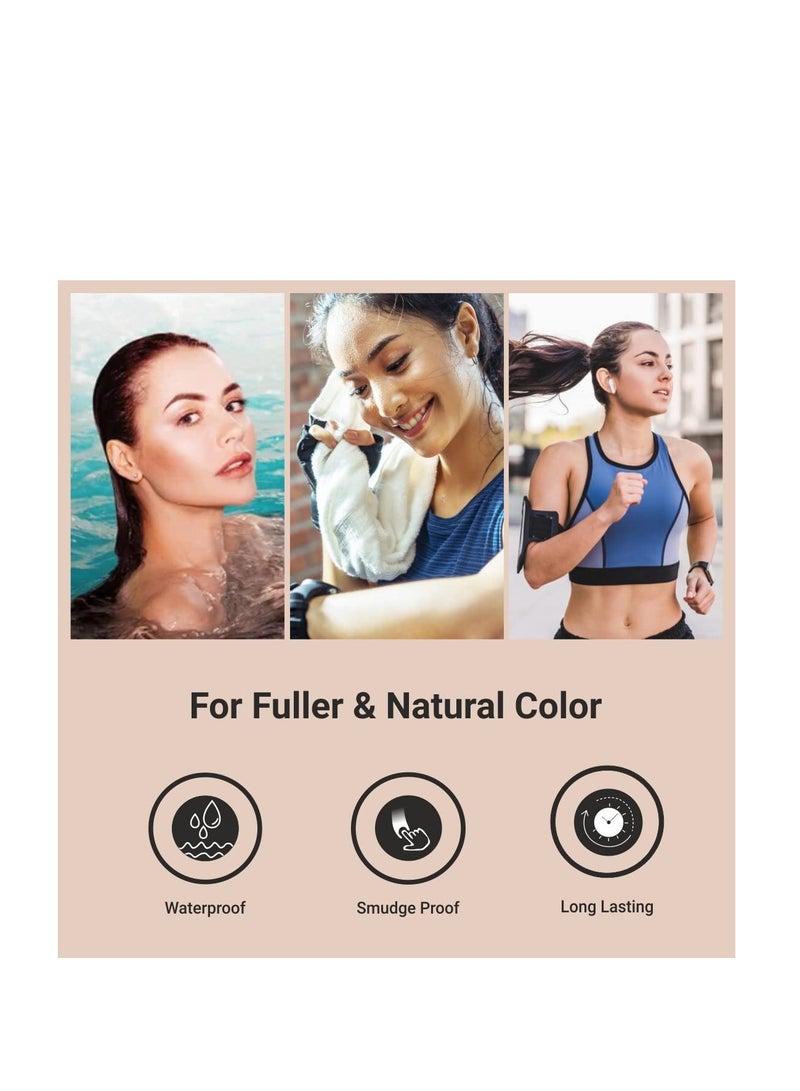 MinaiBrow MinaiBrow Tint Kit Light Brown | Natural Spot Coloring Brow Powder with Brush for Tinting | Water & Smudge Proof Instant Brow Dye, 100% Gray Converge, Ammonia Free, Color: Light Brown  - Image 3