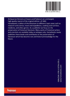 Antiquarian Remains at Sopara and Padana  - Image 2