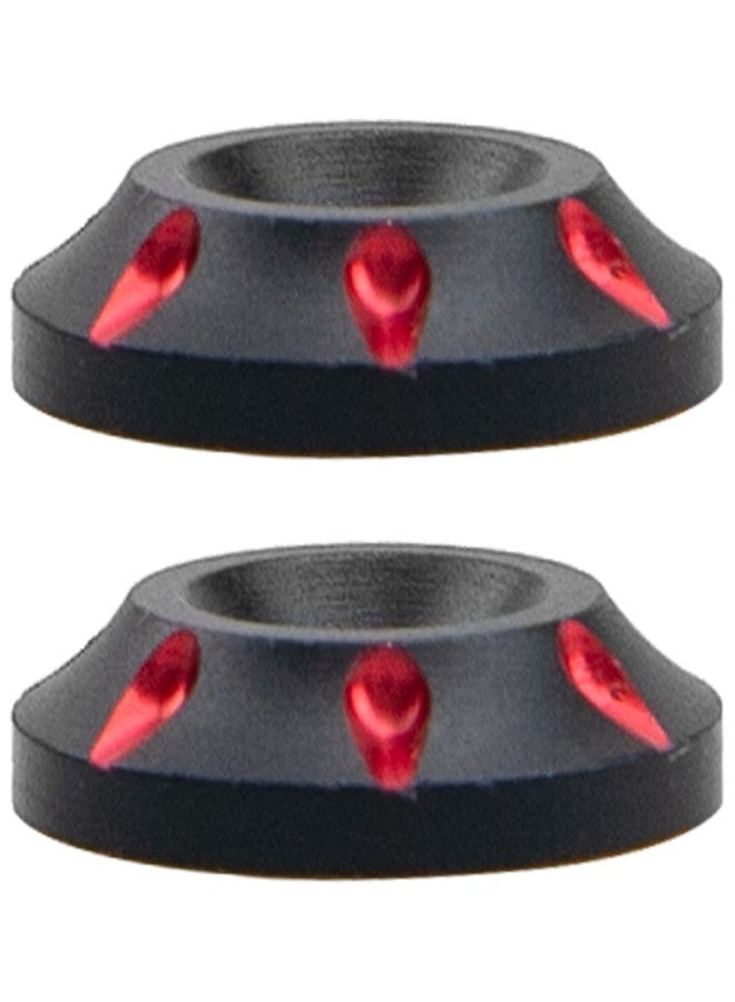 Vgoohobby 4Pack Vgoohobby 1/8 Universal Rear Wing Buttons Gasket Fixed Wing Spacers Compatible with Arrma Traxxas HPI HSP Redcat Axial Tamiya 1/8 RC Buggy Truck Racing Car (Red) - Image 4