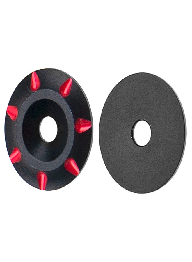 Vgoohobby 4Pack Vgoohobby 1/8 Universal Rear Wing Buttons Gasket Fixed Wing Spacers Compatible with Arrma Traxxas HPI HSP Redcat Axial Tamiya 1/8 RC Buggy Truck Racing Car (Red) - Image 2