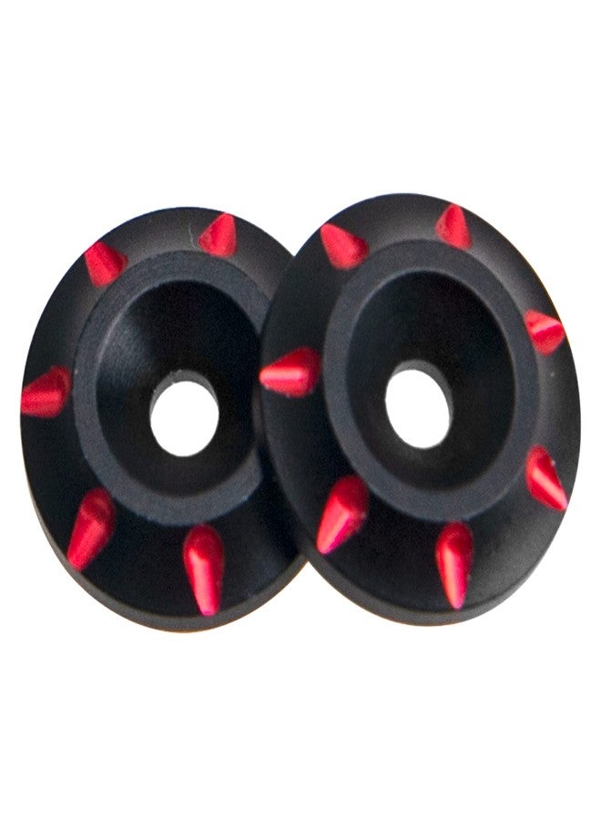 Vgoohobby 4Pack Vgoohobby 1/8 Universal Rear Wing Buttons Gasket Fixed Wing Spacers Compatible with Arrma Traxxas HPI HSP Redcat Axial Tamiya 1/8 RC Buggy Truck Racing Car (Red) - Image 3