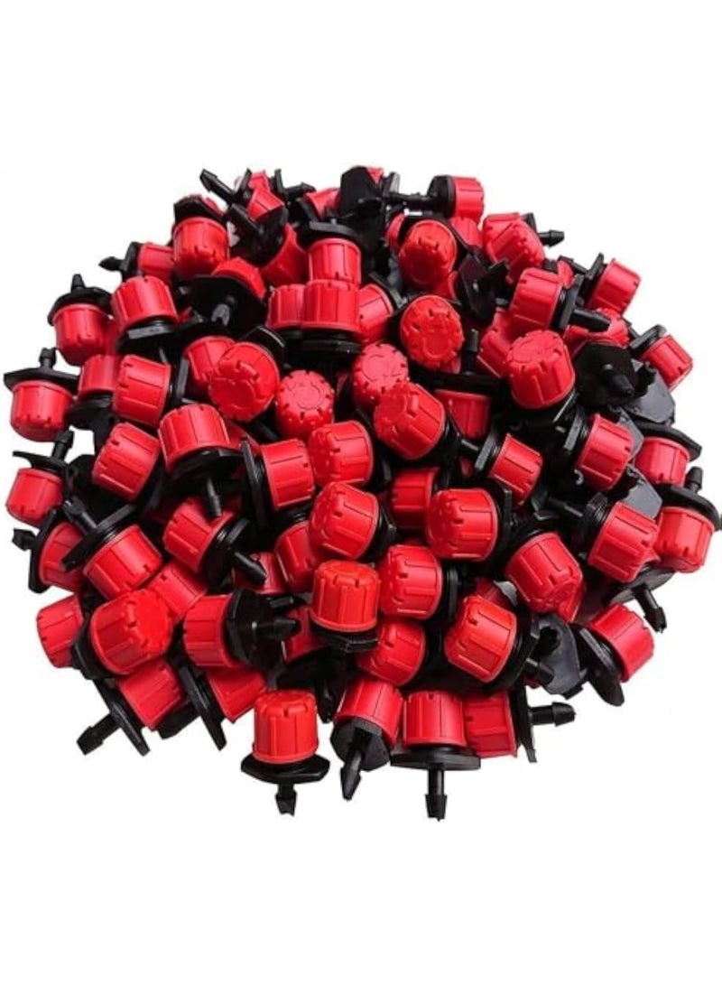 رأس تنقيط رذاذ ري الحدائق بتدفق ميكروي، خرطوم رأس التنقيط 8 فتحات - 100 قطعة - صنع في اليونان