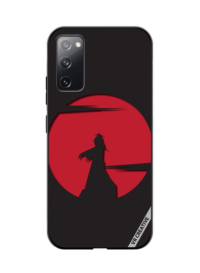 VR CREATIVE Protective Case Cover For Samsung Galaxy S20 FE 5G Japanese Samurai Design Multicolour - Image 1