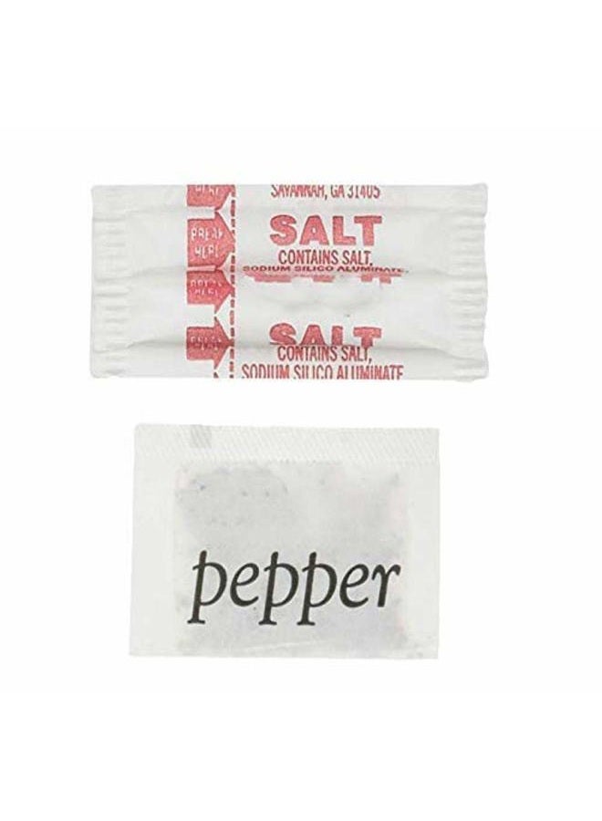 PS-Salt & Pepper Packets-2000 Salt and Pepper Packets Combo -1000 of Each (2000 Total Packets)