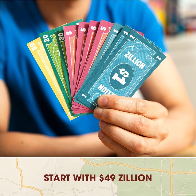 بيج بوتيتو Big Potato Zillionaires Road Trip USA: لعبة لوحية عائلية للأطفال والكبار، ألعاب لوحية للعائلات، أفضل ألعاب لوحية جديدة، مناسبة لـ 2 – 5 لاعبين - Image 2