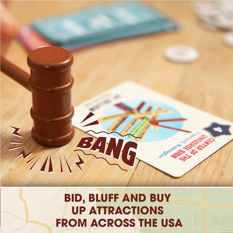 بيج بوتيتو Big Potato Zillionaires Road Trip USA: لعبة لوحية عائلية للأطفال والكبار، ألعاب لوحية للعائلات، أفضل ألعاب لوحية جديدة، مناسبة لـ 2 – 5 لاعبين - Image 3