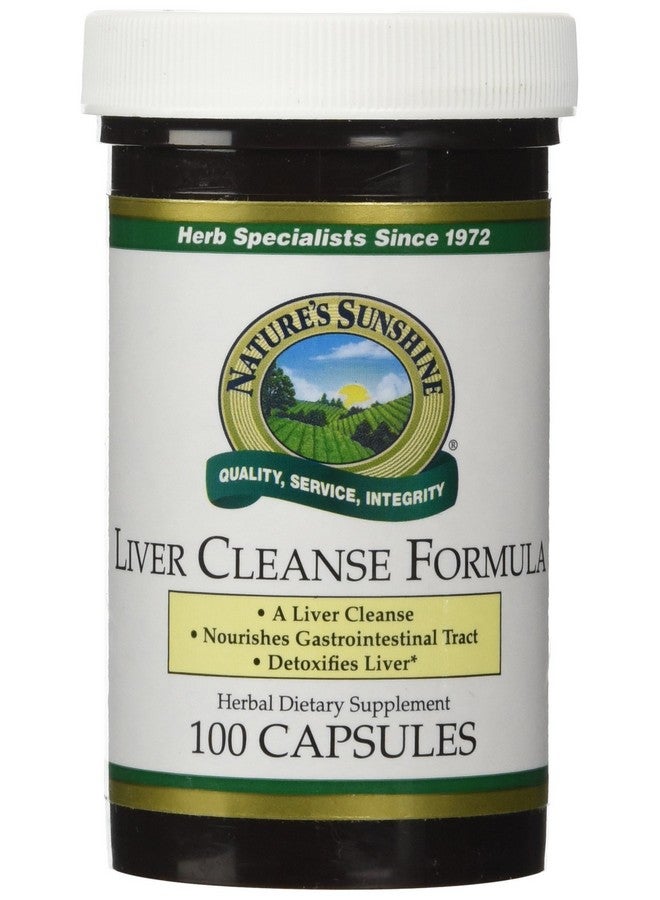 Nature's Sunshine Liver Cleanse Formula, 100 Capsules | A Blend of Herbs Designed to Nourish the Liver and Gallbladder Through Cleansing and Detoxification - Image 1