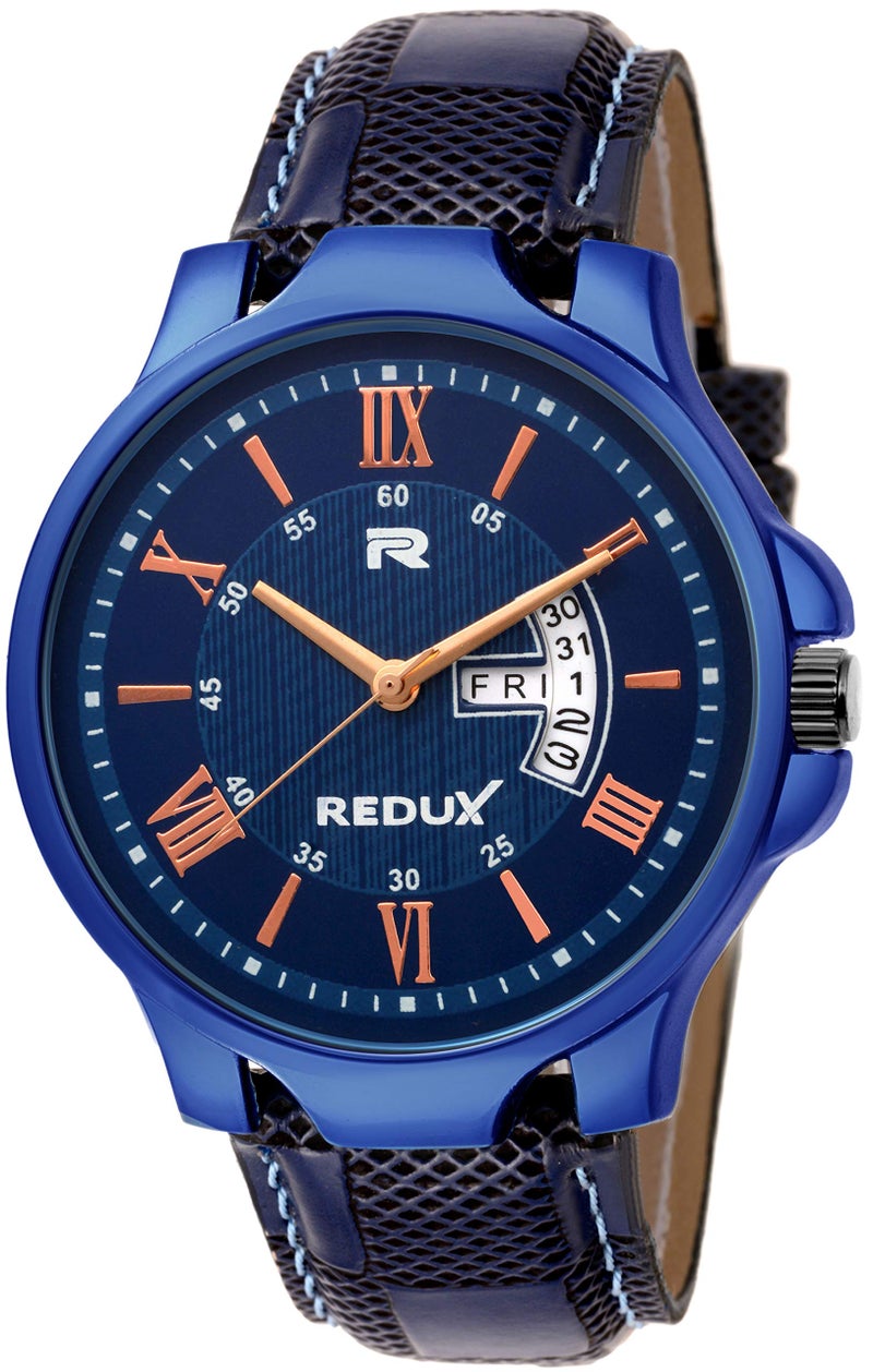 REDUX Analog Blue Dial Blue Colored Strap Watch for Men's & Boys's RWS0243S - Image 2