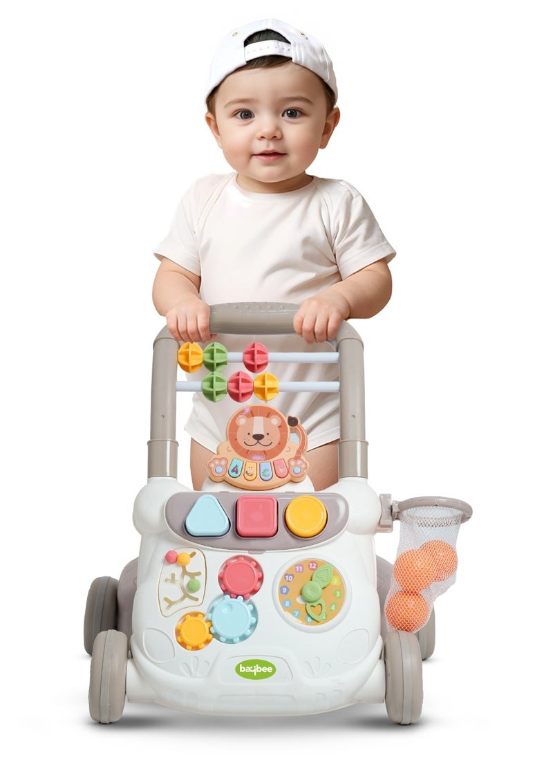 Baby Lion Walker for Kids, Baby Push Walker with Music, Basket ball Hoop, Rotating Lock Wheel ,Gears & Grip Handle | Activity Kids Walker for Baby Toddlers | Baby Walkers for 0 to 2 Years Boy Girls - pzsku/Z5FC58A880DA7C9AE2F43Z/45/1741242069/9ff1e109-539e-4d71-870e-7abe7671a786