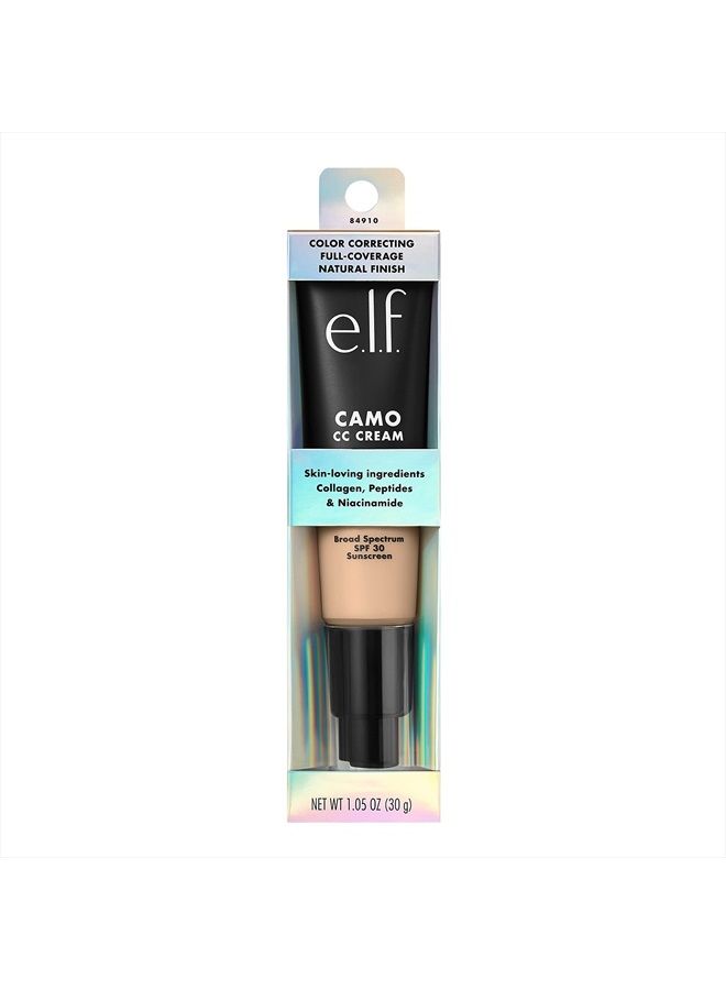 elf Camo CC Cream, Color-Correcting Full Coverage Foundation With SPF 30, Creates A Natural Finish, Vegan & Cruelty-Free, Fair 120 N, 1.05 Oz - Image 3