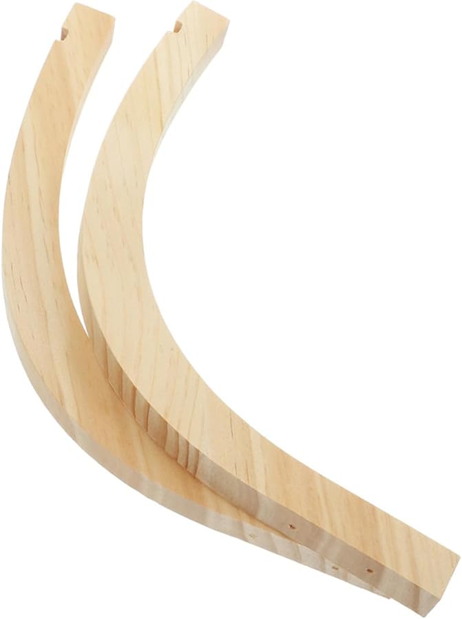 مجموعة خطاطيف أواني النباتات الخشبية للجدار، مجموعة من 2، علاقات نباتات داخلية متينة للفوانيس وأواني الزهور - Image 1