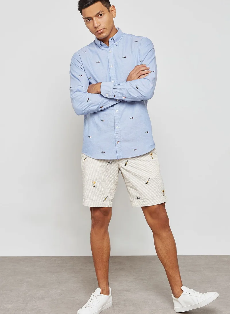 TOMMY HILFIGER Embroidered Shorts