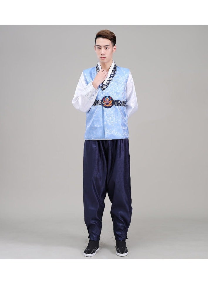 KUYING New Korean Traditional Long Sleeved Dress Cosplay Clothing 