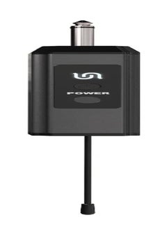 porodo Soundtec Duo Mic Aluminum Rechargeable Wireless Microphone / High-Quality Sound / Digital Display / Ultra High Frequency / Plug & Play / Works with Karaoke Machines and Audio Systems - Black  - Image 3
