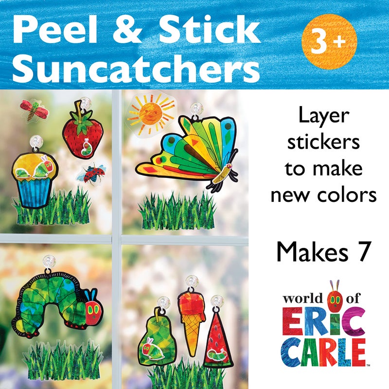 Creativity for Kids The Very Hungry Caterpillar: Sticker Suncatcher Kit - DIY Window Stickers for Toddlers from The World of Eric Carle, Preschool Arts and Crafts for Kids (Ages 3+) - Image 2