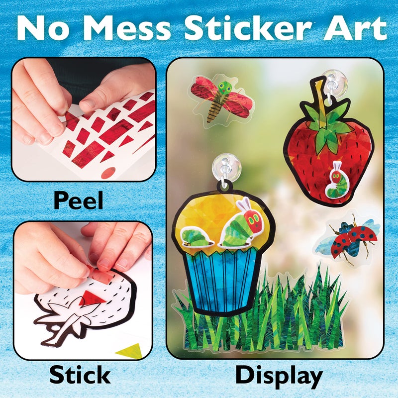 Creativity for Kids The Very Hungry Caterpillar: Sticker Suncatcher Kit - DIY Window Stickers for Toddlers from The World of Eric Carle, Preschool Arts and Crafts for Kids (Ages 3+) - Image 5