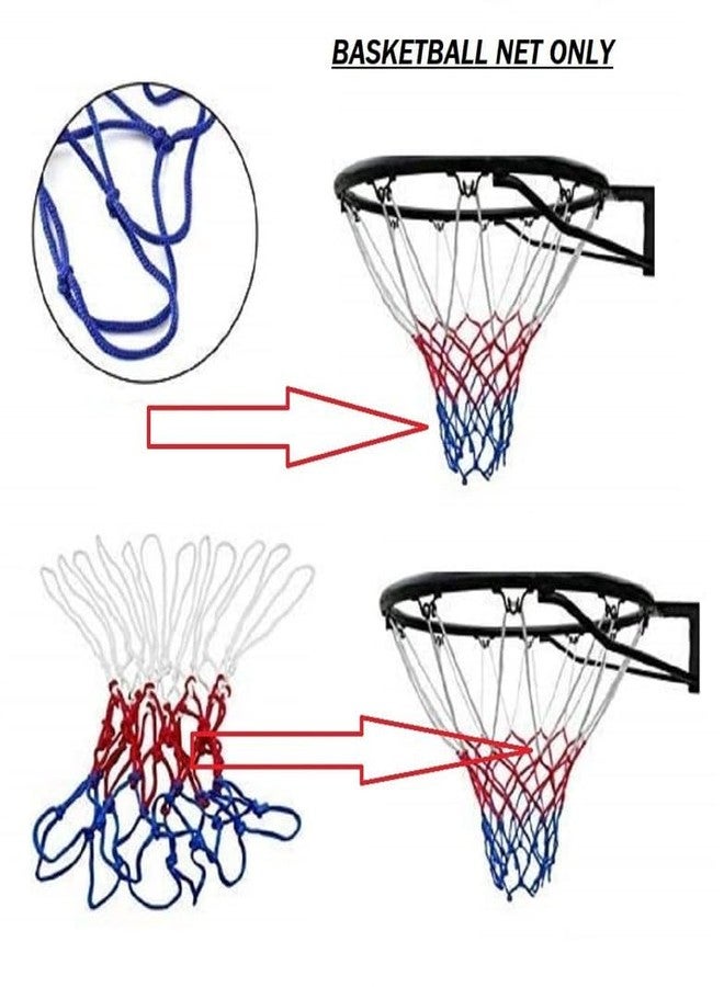 AYWAL Basketball Net Pair | Net for Basketball Playing | Suitable of Basketball Ring (Multicolor) N45 - Image 3