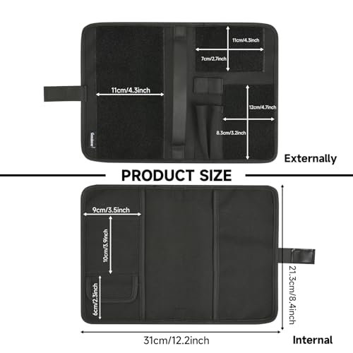 Homakover Black OCP Military Log Book Cover, 5.5”X 8” Tactical Military Notebook Holder, Army Tactical Notebook Holder, OCP Green Book Protective Cover-Only Cover - Image 3