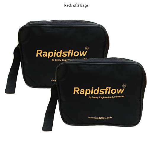 Rapidsflow® Unisex Waterproof Cash Carrying Pouch/Multipurpose Travel Pouch Business Handbag Sling Bag//High-Capacity (Set of 2 Bags) - Image 3