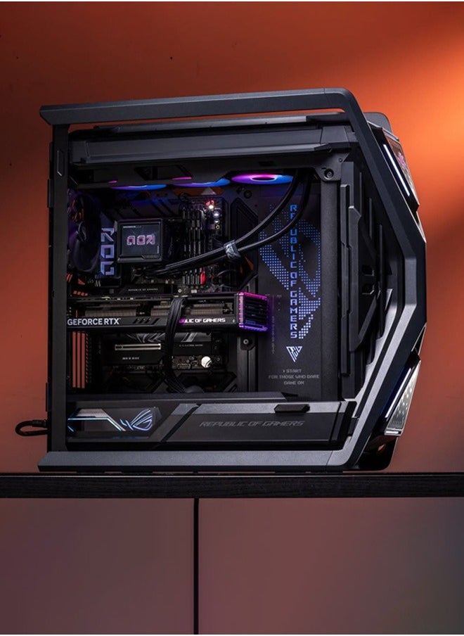 Game Sekret Obsidian Gaming PC - AMD Ryzen 9-7950X3D | RTX 5080 16GB GPU | 96GB DDR5 RAM | 990 Pro 2TB SSD | 360mm w/LCD Liquid Cooler | Crosshair X870 Hero MOBO | 1200W Platinum PSU | WiFi/BT/Win11 Pro | Game Sekret Desktop Tower  - Image 5