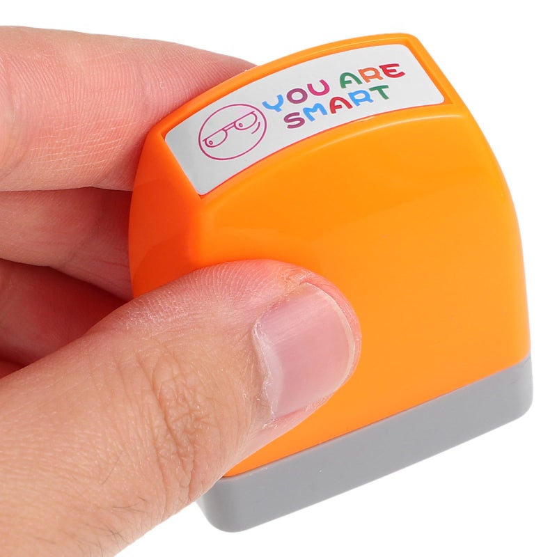 8 Pcs Teacher Stamp Set With Storage Box For Classroom Homework Feedback - Image 5