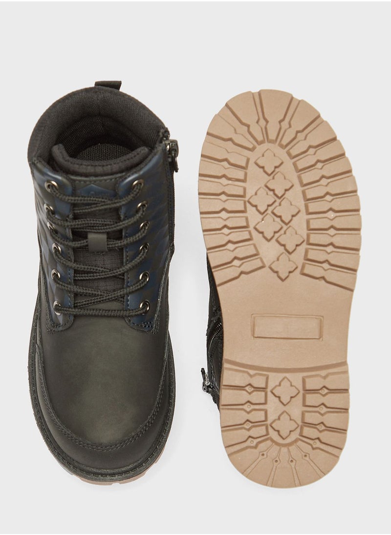 Lee Cooper - Kids Lace Up Boots - Image 1