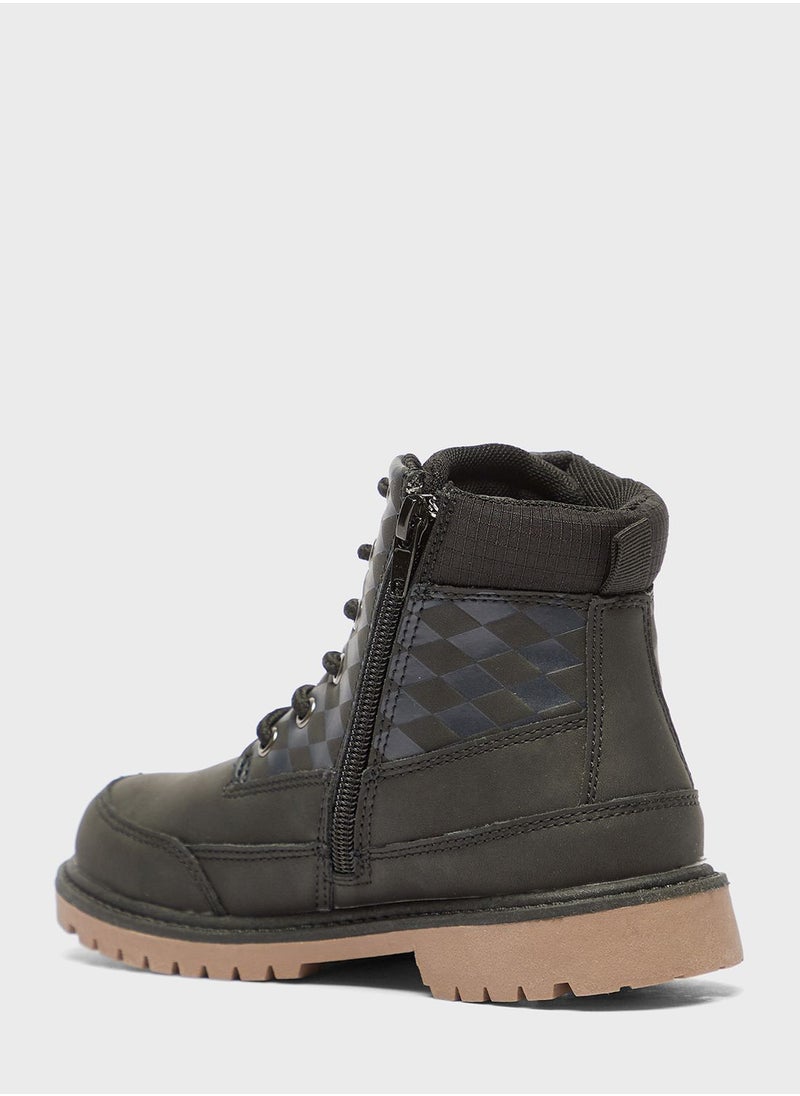 Lee Cooper - Kids Lace Up Boots - Image 1