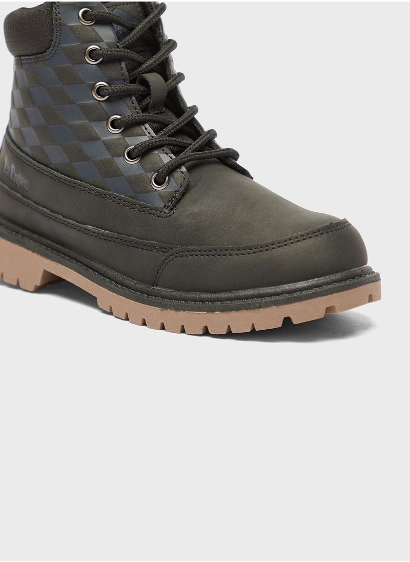 Lee Cooper - Kids Lace Up Boots - Image 1