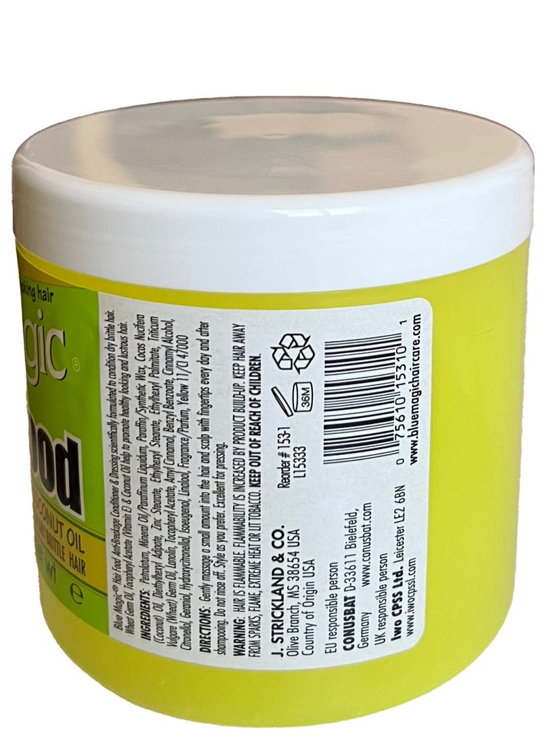 BLUE MAGIC Hair Food BLMHFOO, Coconut, 12 Ounce - Image 2