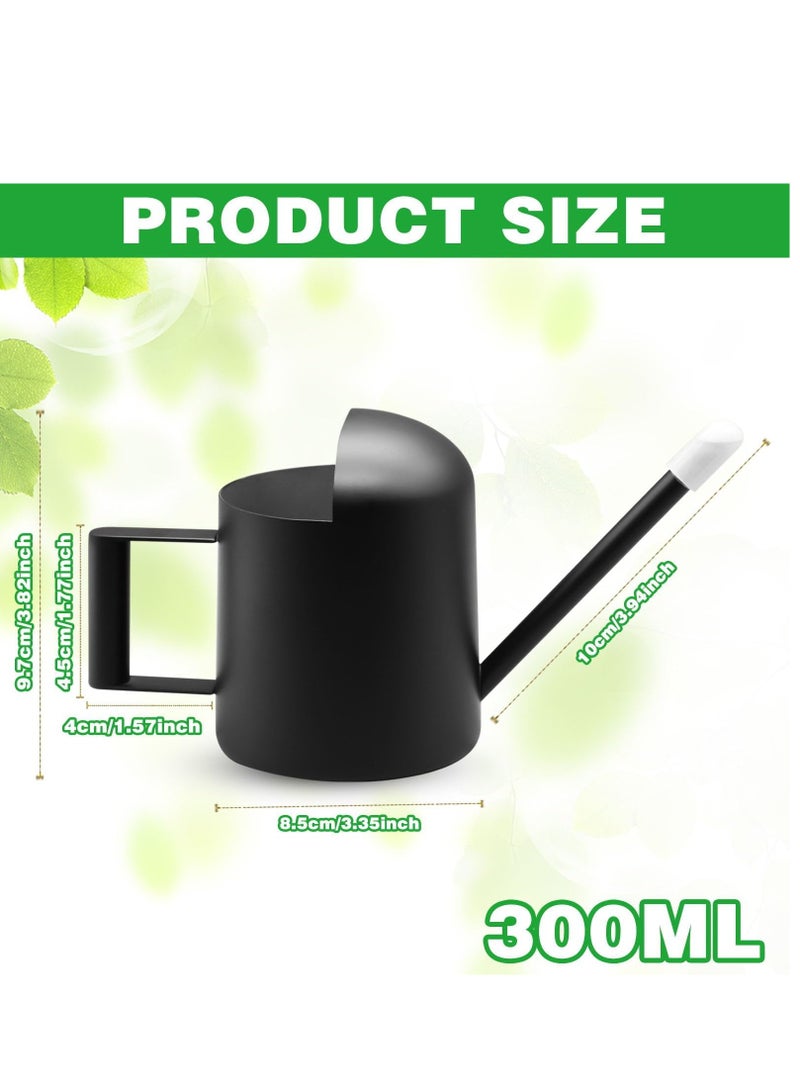 Generic Stainless Steel Mini Watering Can - 11oz/300ml Small Watering Can for Indoor Plants  - Image 2
