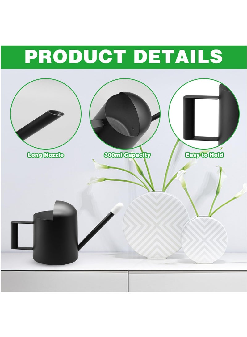 Generic Stainless Steel Mini Watering Can - 11oz/300ml Small Watering Can for Indoor Plants  - Image 3