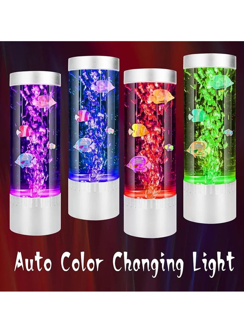 Mini Fish Magma lamp Aquarium Light with Artificial Fish Night Light for Home Office Living Room Decor Gifts for Men Women Kids - Image 3