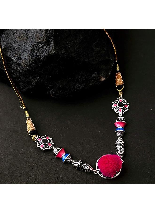 Kalbelia Enameled Choker Necklace - pzsku/Z5FC6161045D322C098FBZ/45/_/1742387726/3201d299-dd81-4ad9-b90c-12239c23e8d2