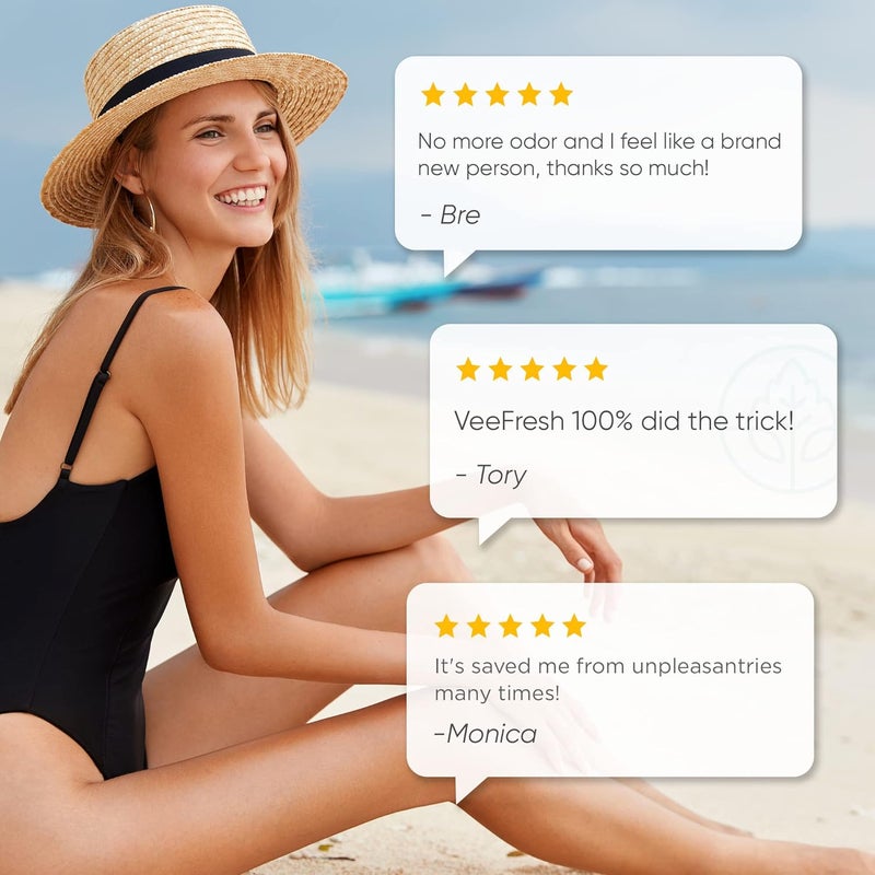 VeeFresh - VeeCleanse Boric Acid Vaginal Suppositories + Suppository Applicator - Vaginal pH Balance Suppositories - Vaginal Odor Control - Feel Fresh, Feminine and Confident - Image 5