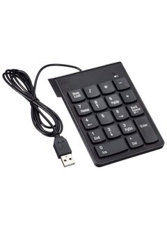 إيروريكس لوحة مفاتيح رقمية صغيرة USB 18 مفتاحًا فائقة النحافة لسطح المكتب أو الكمبيوتر المحمول 