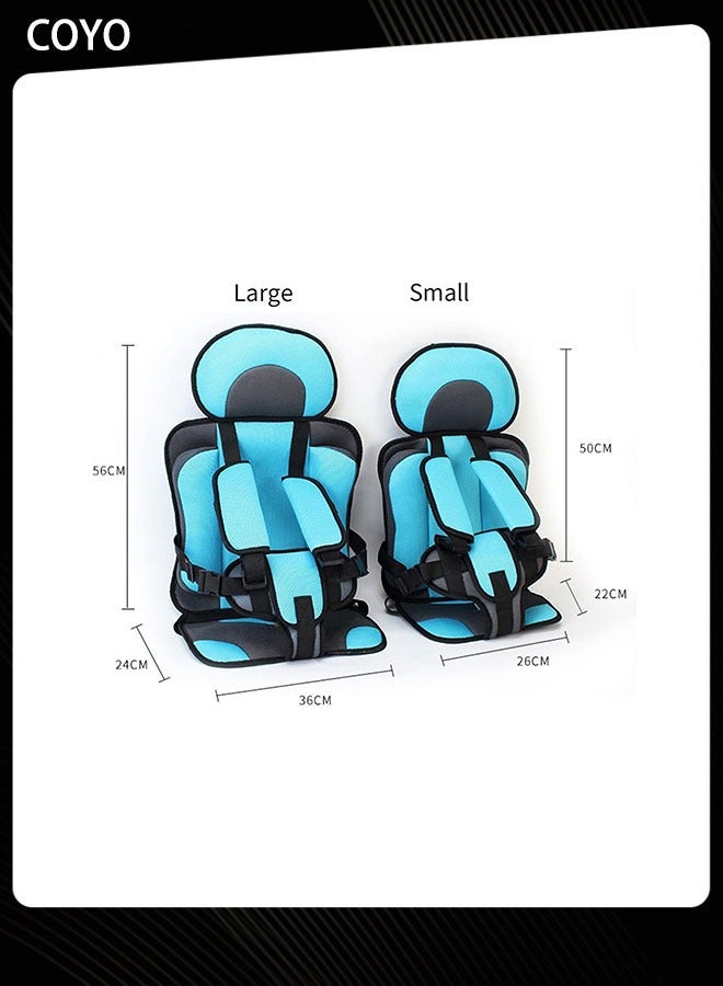 COYO Auto Child Safety Seat Simple Car Portable Seat Belt, Foldable Car Seat Booster Seat for Car Protection, Travel Car Seat Accessories for Kids 0-12 Car Seat for Golf Cart - Image 3