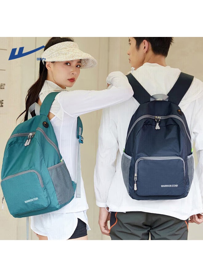 Pull Back Huanli Hiking Backpack Men Large Capacity Double Shoulder Bag Outdoor Sports Leisure Travel Backpack Women Lightweight Foldable Waterproof Backpack - Image 3