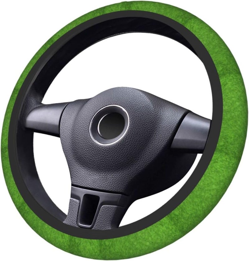 Car Steering Wheel Cover for Women Men, Non-Slip Breathable Steering Wheel, Beautiful Green Grass Steering Wheel Protector, Car Accessories - Image 3