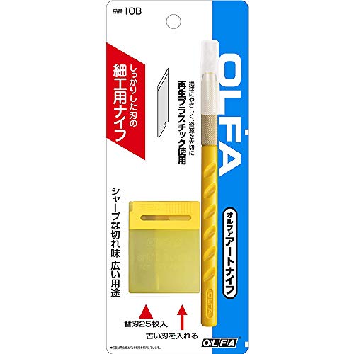 OLFA Saw & Art Knife & Spare Blade (10B) - Image 2