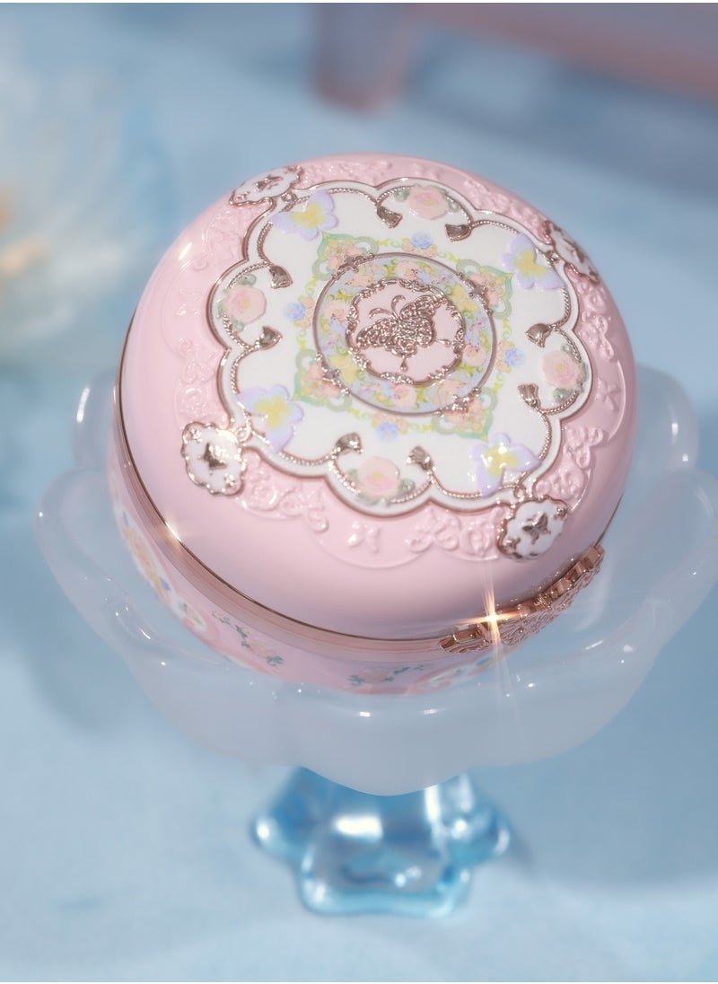 Flower Knows Butterfly Cloud Collar Rouge Box Highlighting & Blush Duo Powder Natural Finish 2-in-1 Highlighter And Blusher-03 Pastel Lotus  - Image 5