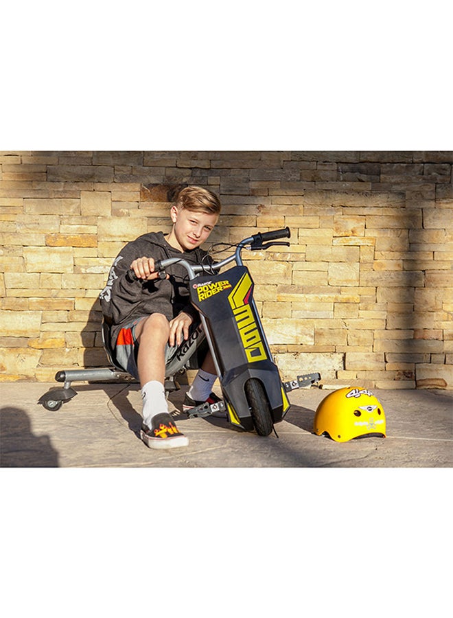 Razor 3 Wheeled Power Rider Durable Sturdy Smooth Drifting Electric Ride On Trike For Kids Black 25 x 27 x 10inch - Image 3